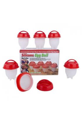 Silikon Yumurta Haşlama Kabı 6lı Set