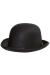 Siyah Renk Saten Kaplama Charlie Chaplin Melon Şapka