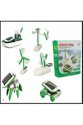 Solar Robot Mucit Kiti - 6 in 1