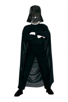 Star Wars Darth Vader Çocuk Pelerin + Pantolon + Maske 3 Parça Kostüm Set