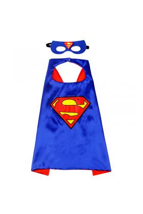 Superman Avengers Pelerin + Maske Kostüm Seti 70x70 cm
