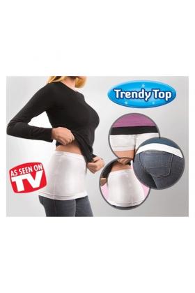 Trendy Top Wrap Bel Kapatıcı - Beyaz