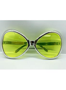 Yeşilçam Temalı Parti Gözlüğü Gümüş Renk 7x16 cm