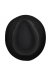 Yetişkin Boy Siyah Renk Şeritli Michael Jackson Fötr Şapka