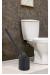 Yuvarlak Altı Kapalı Hazneli Silikon WC Klozet Temizleme Fırçası