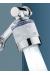 Filtreli Kireç Hapsedici Robotik Kol Musluk Başlığı - Mutfak Banyo Musluk Uzatma Aparatı Ucu