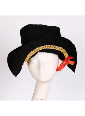 Fiyonk Modelli Şekil Verilebilir Telli Bayan Korsan Şapkası