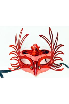 Geyik Model Parti Maskesi Kırmızı