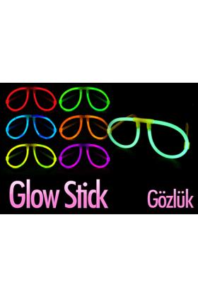 Glowstick Karanlıkta Yanan Parti Gözlüğü 12 Adet