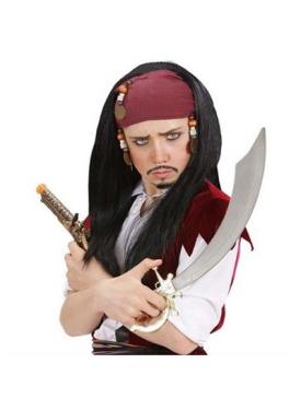 Jack Sparrow Korsan Peruk Bandanalı