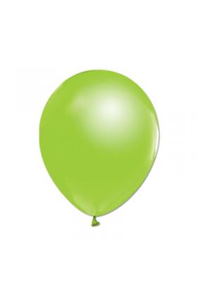 Metalik Açık Yeşil Balon 100 Adet