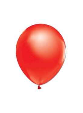 Metalik Balon Kırmızı Renk 100 Adet