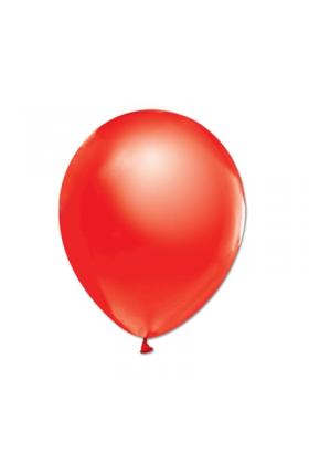 Metalik Balon Kırmızı Renk 100 Adet