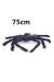 Siyah Renk Tüylü Şekil Verilebilir Halloween Mega Örümcek 75 cm